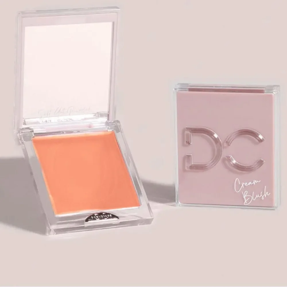 Dominique Cosmetics Silk Tone Cream Blush in Warm Peach with hyaluronic acid new